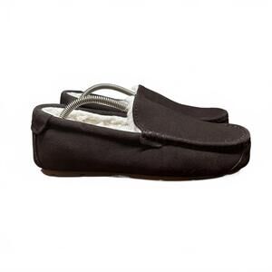 Koolaburra by UGG Tipton Fur Lined Slippers - Chocolate Brown